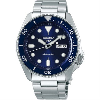 Seiko 精工錶 5 Sports 4R36-07G0B(SRPD51K1)運動時尚潮流機械腕錶/藍x銀42.5mm