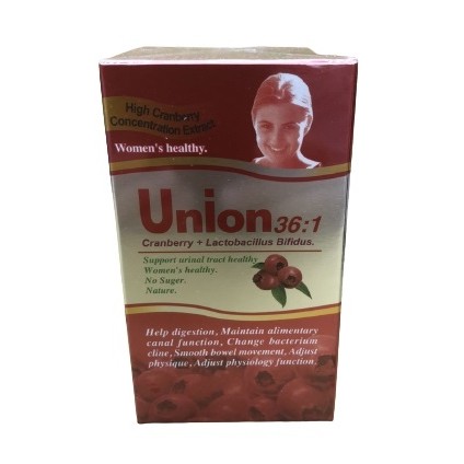 美國進口 UNIOM 優儷錠 頂級腸溶專利高濃縮蔓越莓 濃縮蔓越莓萃取36:1 60粒/瓶