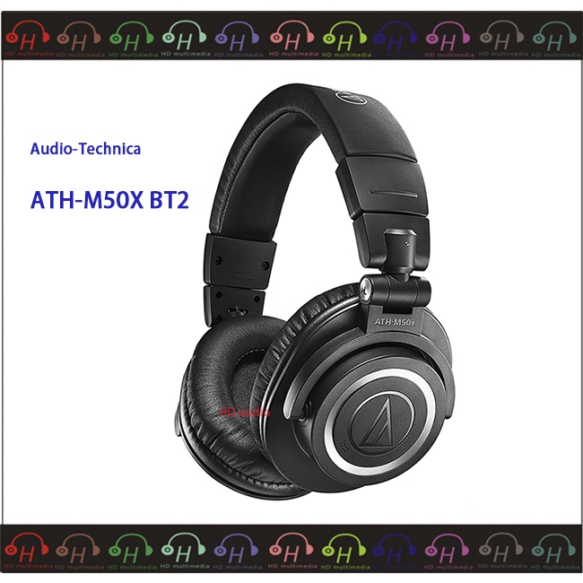 現貨弘達影音多媒體 Audio-technica 鐵三角 ATH-M50xBT2 無線機種第二代全新升級 無線耳罩式耳機