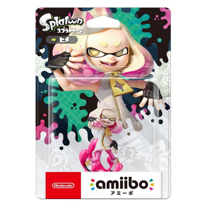 任天堂amiibo Nfc Switch Ns 漆彈大作戰2 觸手少女小姬splatoon 2 Dj Pearl 蝦皮購物