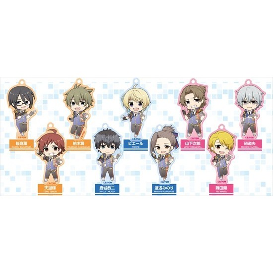 偶像大師SideM 動畫Q版壓克力吊飾 Beit S.E.M. DS 輝.薰.翼.類.次郎.恭二.皮埃爾