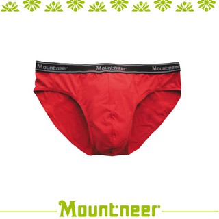 【Mountneer 山林 男 排汗三角內褲《紅色》】11K83-37/透氣內褲/排汗內褲/四角褲/三角褲/悠遊山水