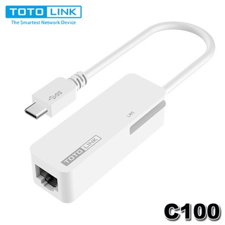 【3CTOWN】含稅附發票 TOTOLink C100 USB Type-C 轉RJ45 網路卡