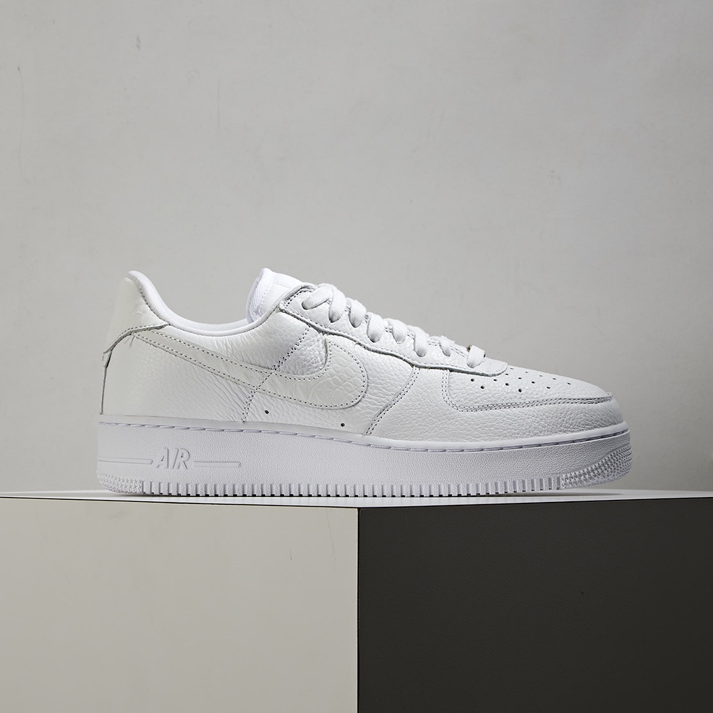 Nike Air Force 1 '07 Craft 男 白 鱷魚皮 皮革 AF1 休閒鞋 CU4865-100