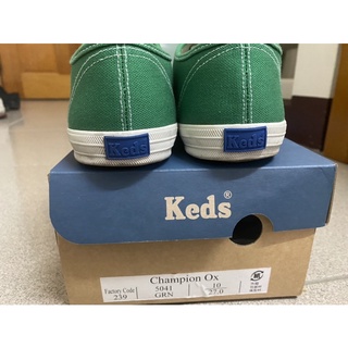Keds-Champion經典帆布鞋—綠（二手：27.0）