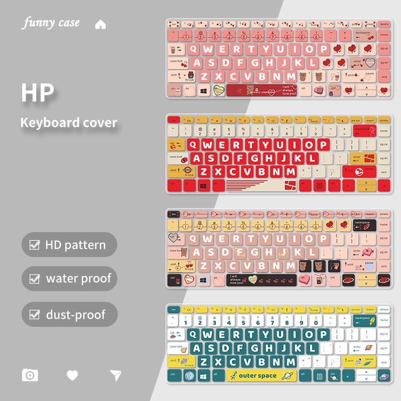 Hp 筆記本電腦鍵盤膜適用於 HP Probook 440 G8 445 G8 14 英寸鍵盤蓋 Pavilion 14
