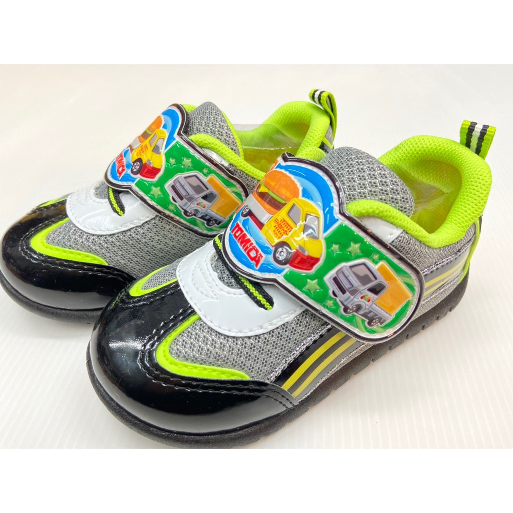 (紀寶) TOMICA 多美小汽車 運動鞋 布鞋 跑步鞋 球鞋 卡通鞋 兒童布鞋 漢堡車