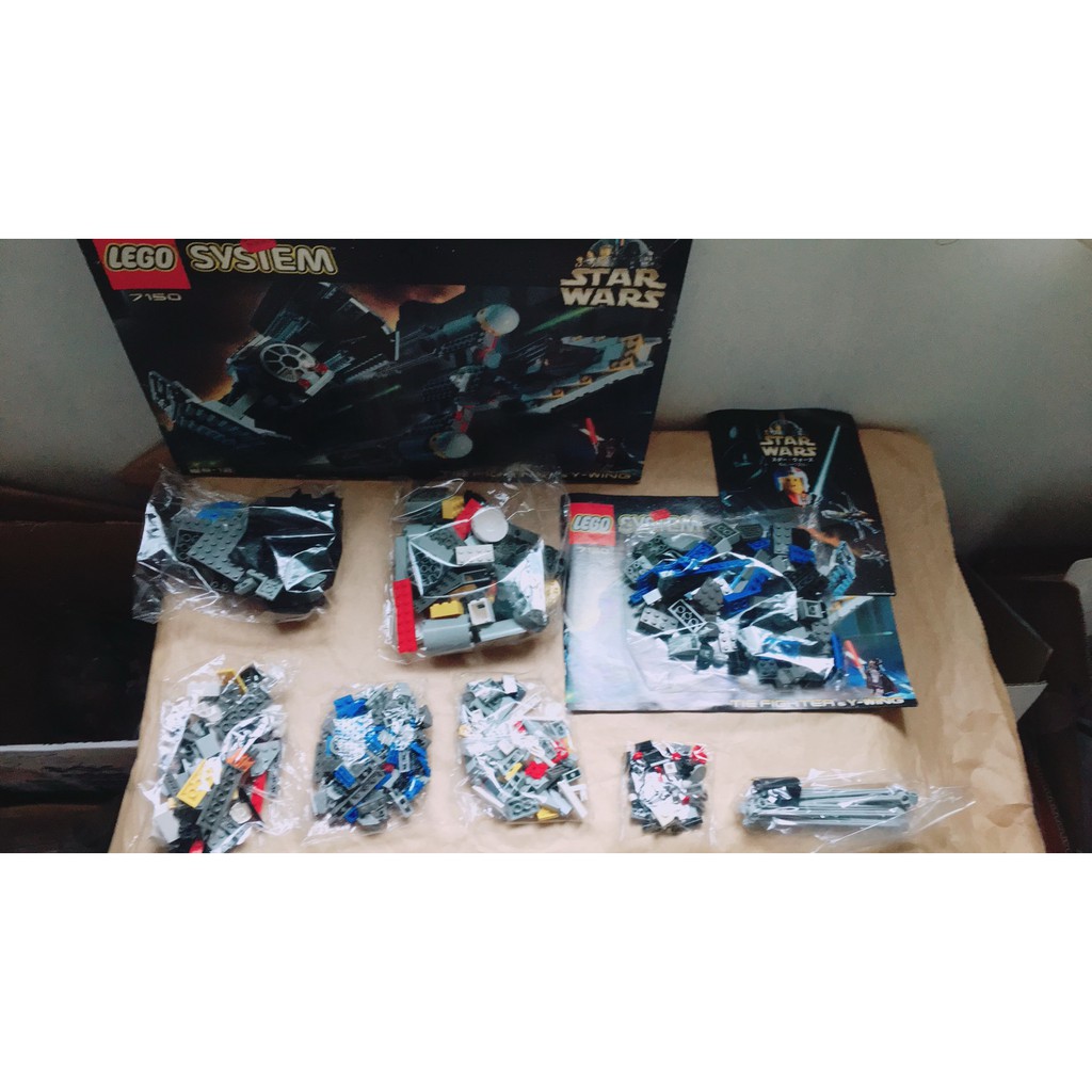 樂高 Lego 7150 鈦戰機與Y翼戰機