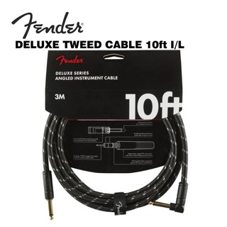 FENDER DELUXE 10呎 3M 編織 導線 黑色 【i.ROCK 愛樂客樂器】