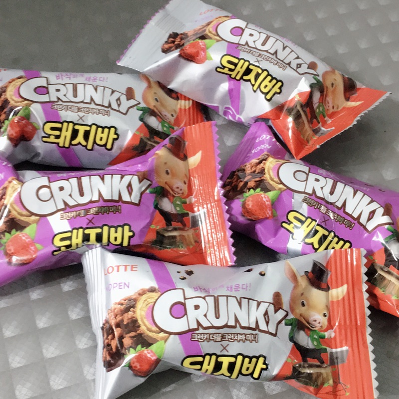 韓國LOTTE樂天Crunky mini版 巧克力棒