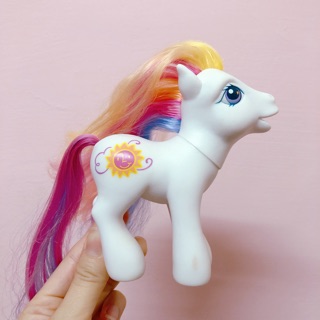 2002年 絕版 彩虹小馬 白色 太陽🌞my little pony Hasbro