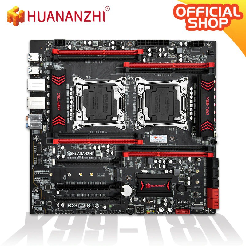 HUANANZHI X99 F8D Mainboard 2011-3, DDR4 M.2, E-ATX,Nonotree