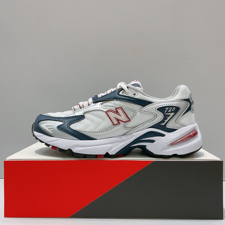 New Balance 725 女生 白藍色 皮革 D楦 舒適 透氣 復古 老爹鞋 運動 休閒鞋 ML725K