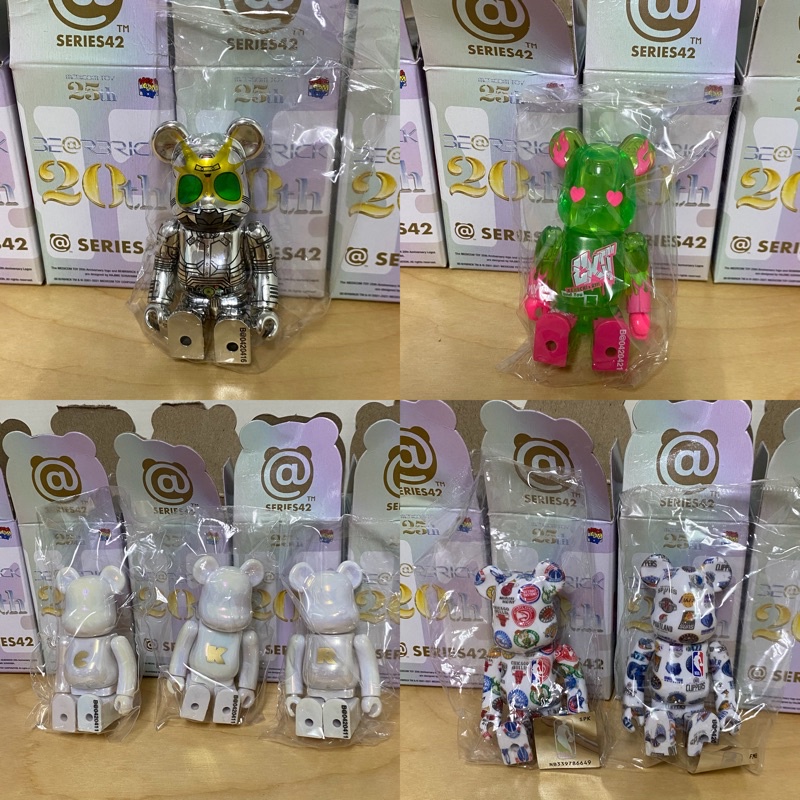 be@rbrick42 代 盲盒 空山基  假面超人 小小兵 國旗 NBA 東區 西區 庫柏力克熊