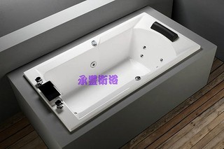 承豐衛浴~台製 LS-CH-1354A~ 壓克力按摩浴缸‧空缸‧spa頂噴 紓壓缸、泡澡桶、現代浴缸