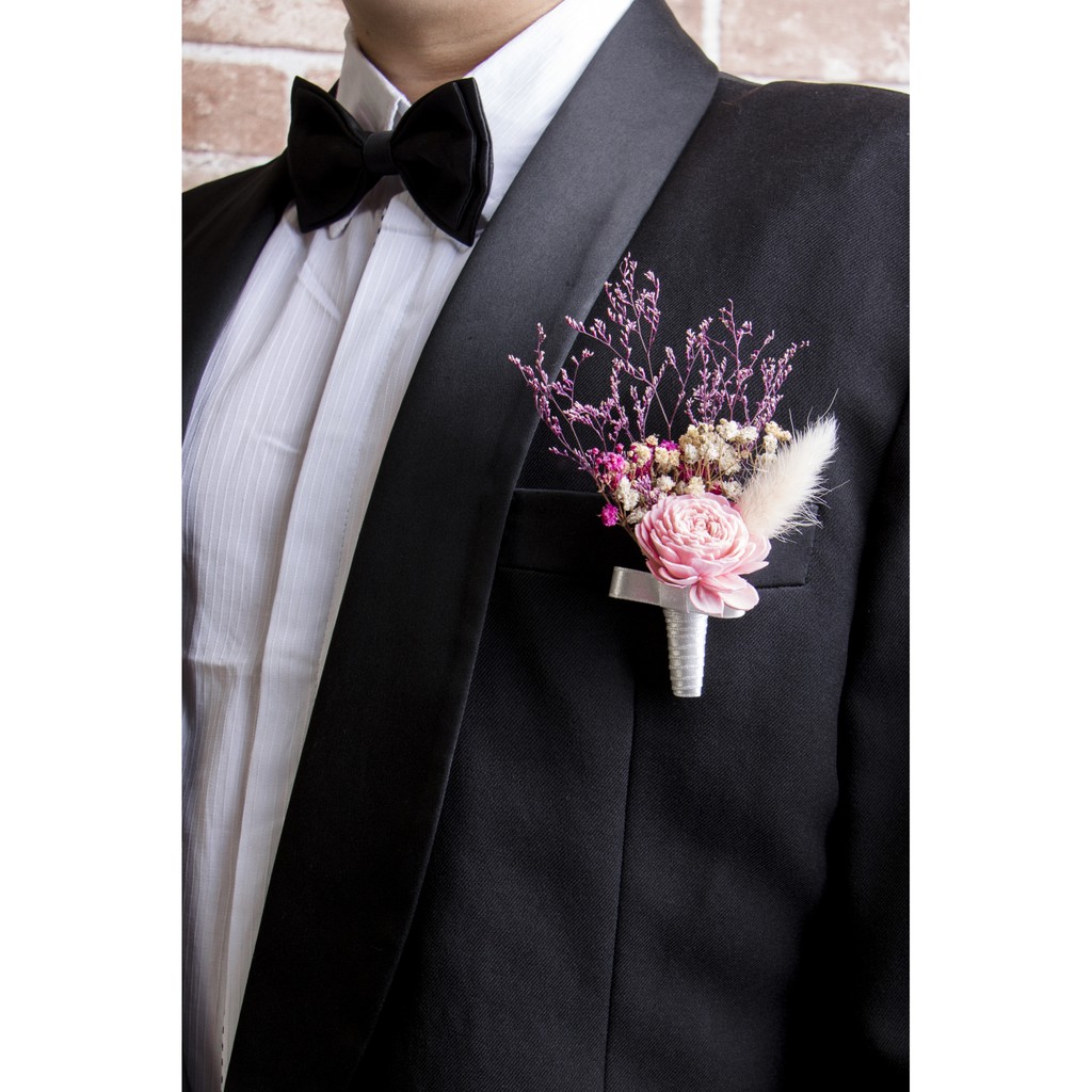 唯一花坊 婚禮胸花 永生花 不凋花 乾燥花 禮物 紀念日 婚禮 主婚人 新郎 新娘 蝦皮購物
