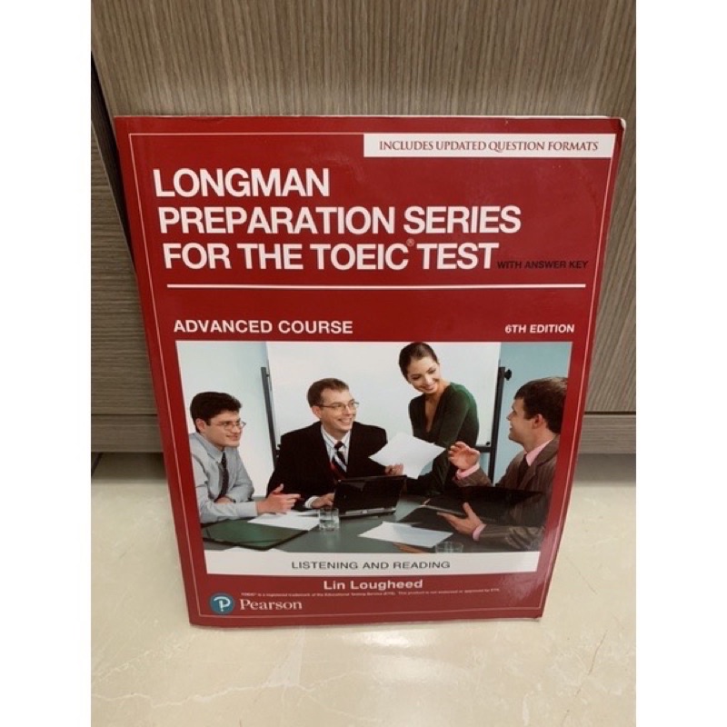 LONGMAN PREPARATION SERIES FOR THE TOEIC TEST  英文書 二手