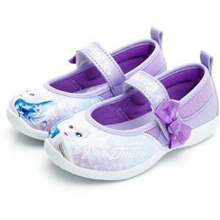 Disney 迪士尼童鞋 冰雪奇緣2 艾莎公主鞋 幼稚園室內鞋 安全透氣 云紫 MIT正版(冰雪FNKP14627)