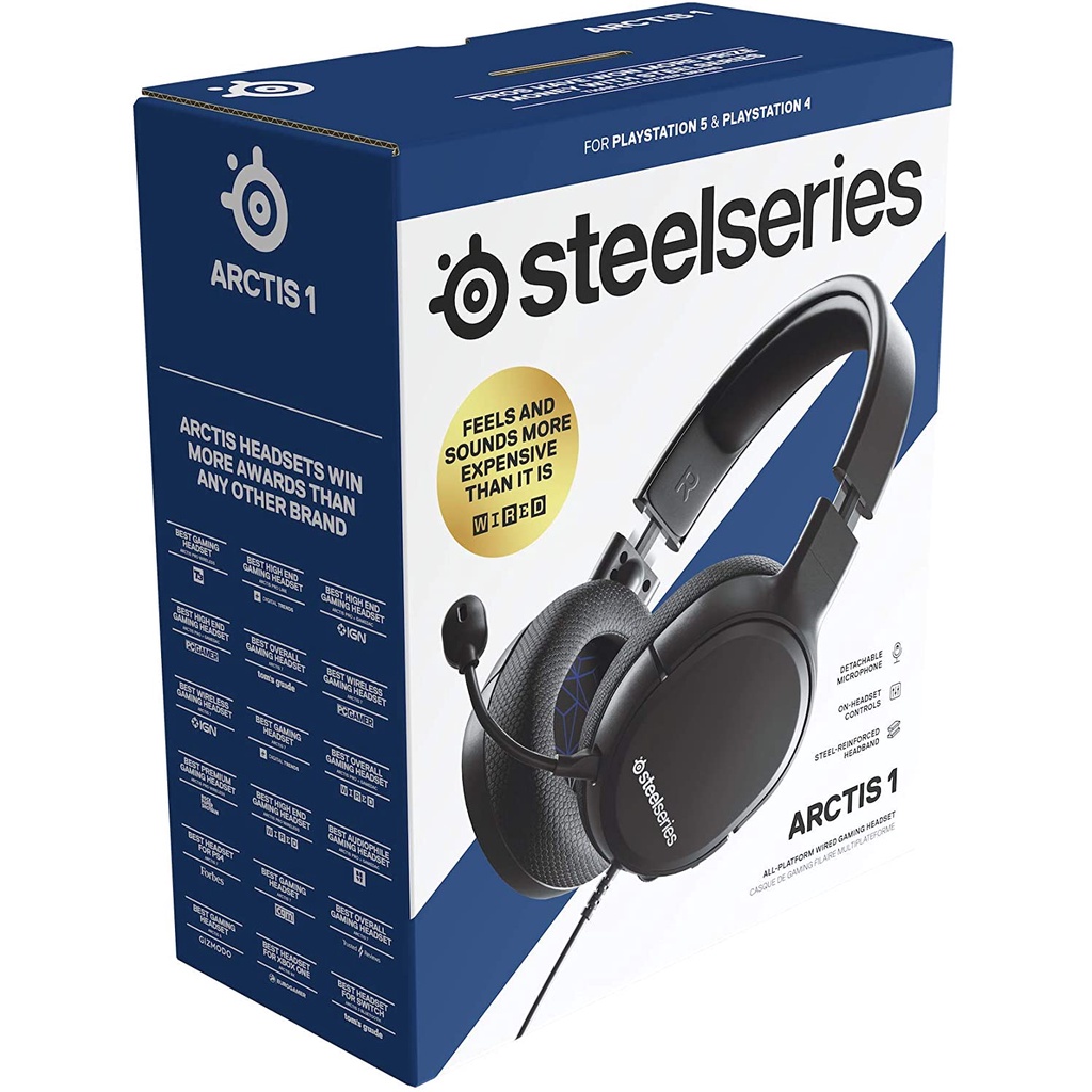 SteelSeries 賽睿 PS4周邊 Arctis 1 有線電競耳麥 耳機 麥克風 黑色【魔力電玩】