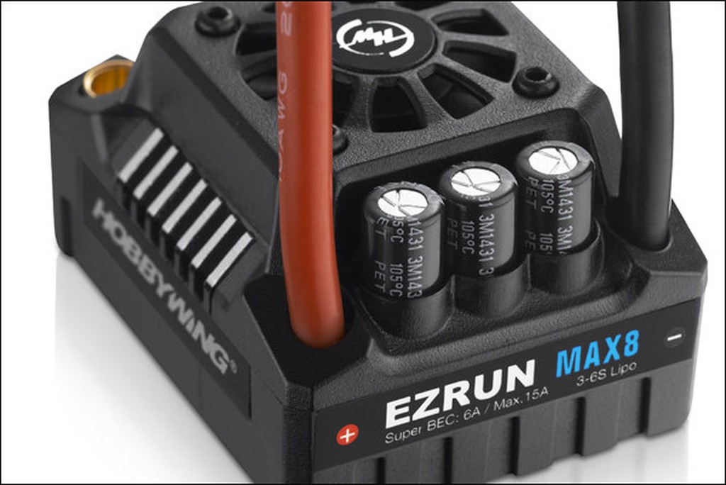 【勤利RC】新款含運 好盈EZRUN-MAX8-V3 1:8無刷電調 防水電調
