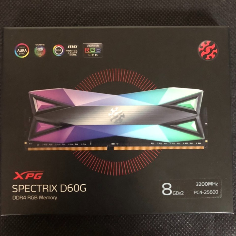 威剛 XPG SPECTRIX D60G 8GBx2 DDR4-3200