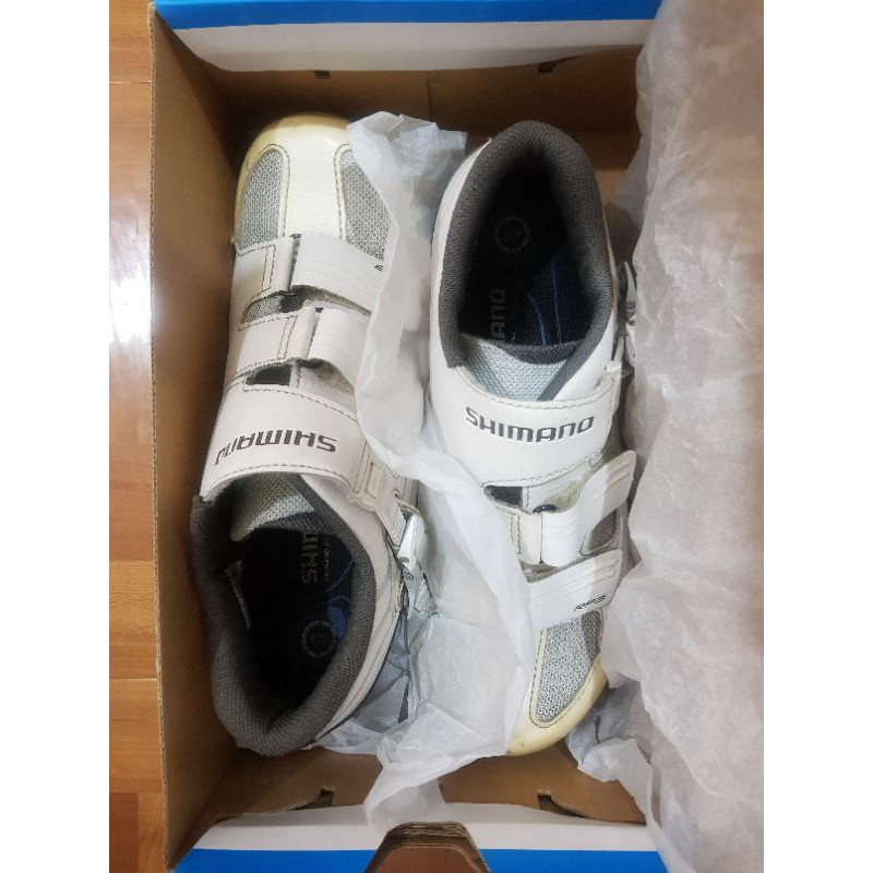 二手 Shimano RP3 公路車鞋 卡鞋 自行車鞋 白色 可議(面交可用振興券