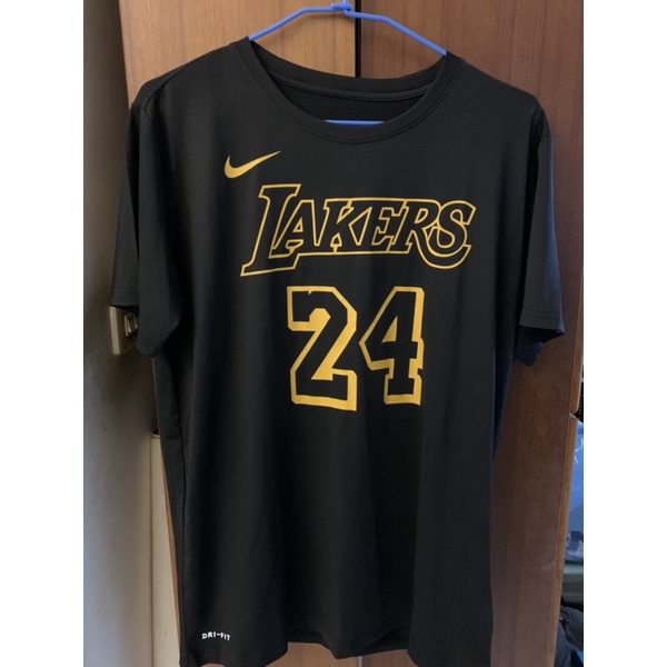Kobe Bryant 黑色短袖球衣（客製化非NBA正品）