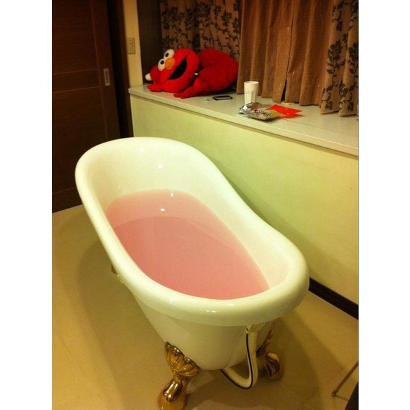 👍自取二手好物👍貴妃古典浴缸 獨立浴缸 純白(金色腳)約170*80*60公分