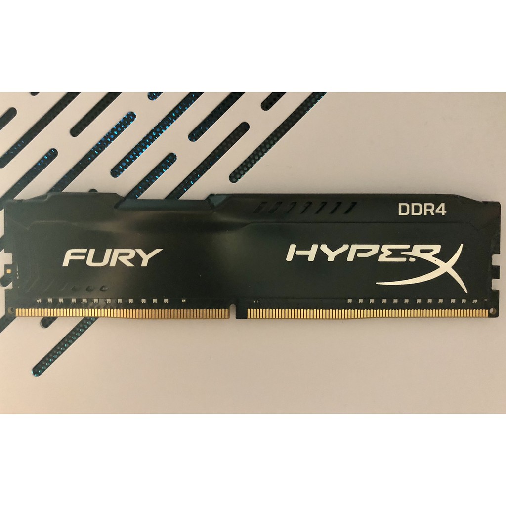 【二手】金士頓 HyperX Fury DDR4 2400 16G (8G*2) 超頻 記憶體