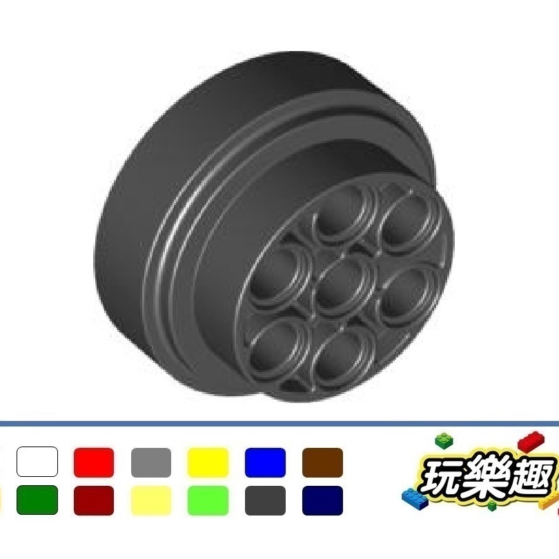 玩樂趣 LEGO 60208 Wheel 31mm D.x15mm 科技輪框 二手零件 2G10A-A