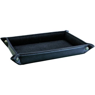 【MINA米娜日本汽車精品】NAPOLEX 皮革紋 多功能 手機 眼鏡 遙控器 小物 收納 置物盤 JK-107