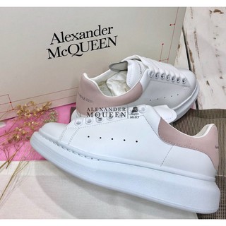 【逢甲 FUZZY】Alexander McQueen MCQ 麥昆 厚底 小白鞋 皮革 麂皮 白粉 粉屁股 女鞋