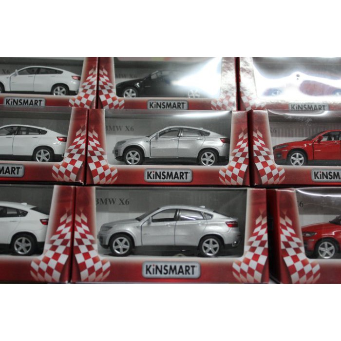 現貨 全新 Kinsmart 1：32 烤漆合金迴力車 BMW X6 休旅車