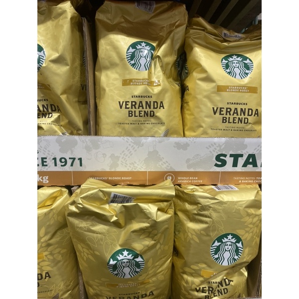 （好市多代購）Starbucks Veranda Blend 黃金烘焙綜合咖啡豆 1.13公斤