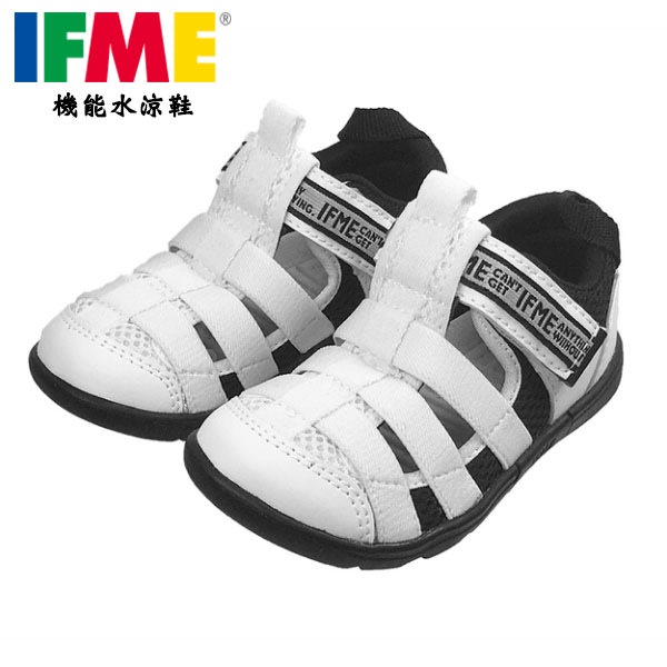 [新竹-實體門市]IFME (適合腳長15~19公分)白色大地童鞋水涼鞋 寶寶涼鞋 水涼鞋 日本機能鞋 涼感速乾