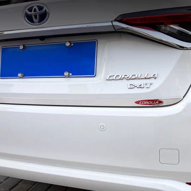 豐田toyota 12代altis 後車箱不銹鋼飾條 蝦皮購物