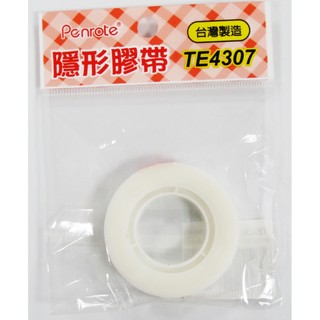筆樂PENROTE★12mm隱形膠帶補充帶/膠帶/半透可寫字/台灣製造/TE4307