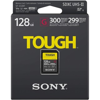【高雄四海】SONY SF-G128T 128G SD全新公司貨．頂級高速記憶卡．防水防塵耐候．寫入299MB/s