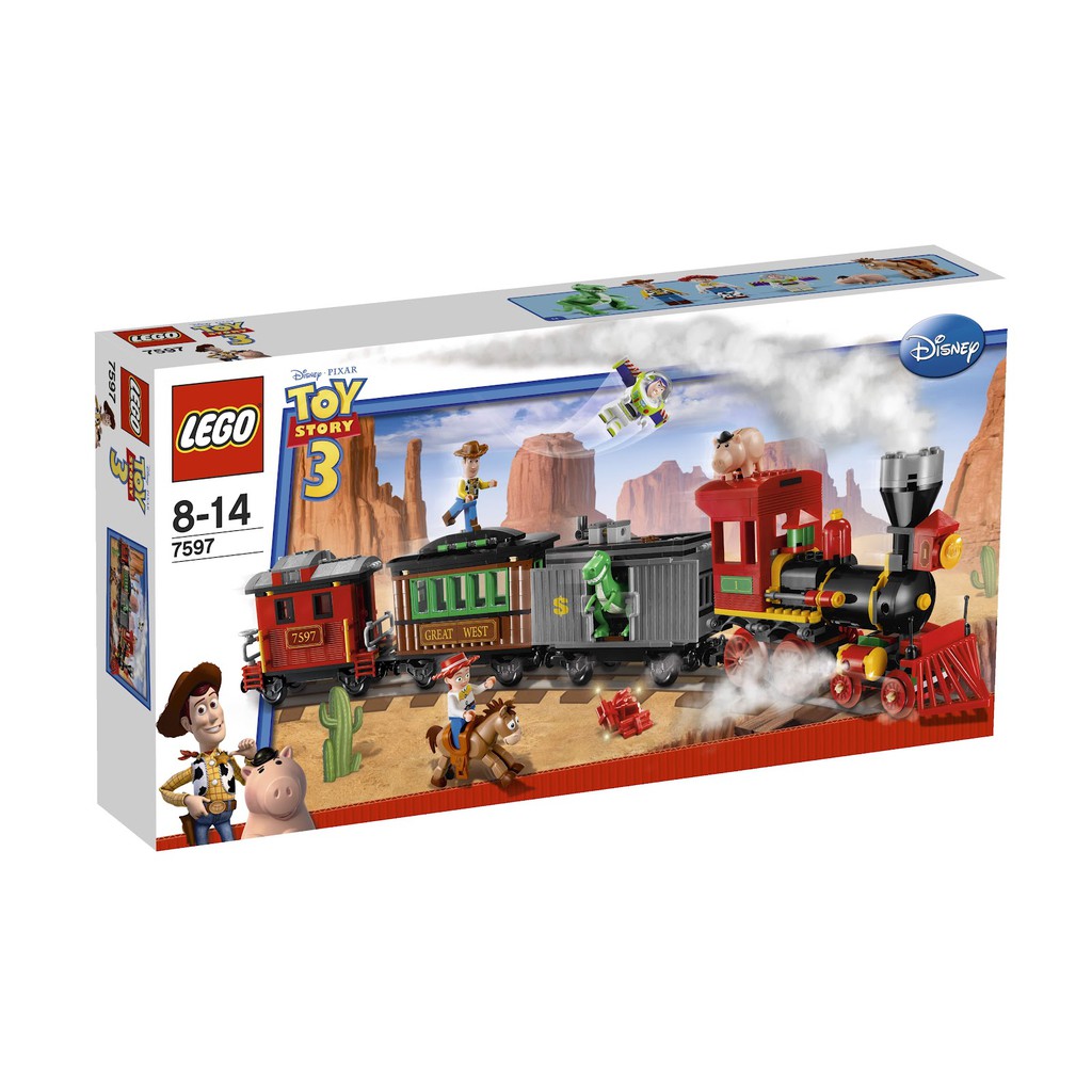 全新 絕版品 樂高 LEGO 7597 玩具總動員 Toy Story 西部列車追逐 胡迪 巴斯光年