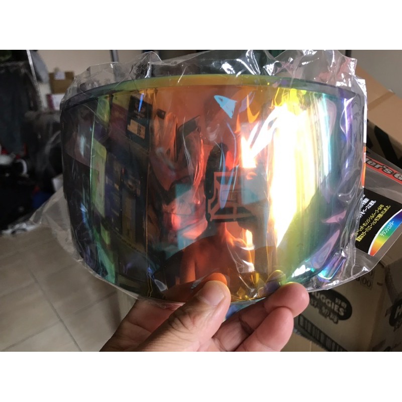 SHOEI X14 Z7 通用 TS SmokeTitan Red 彩片 電鍍片