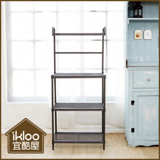 宅配免運【ikloo】多功能四層微波爐置物架/置物架/廚房置物架/收納架/四層收納/家電/調味品/餐具/KCF02