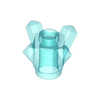 LEGO 樂高 透明淺藍 鑽石 水晶 礦石Trans-Light Blue Rock 1x1 Crystal 11127
