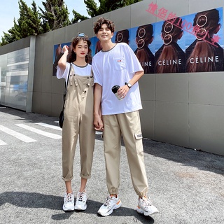 【COUPLE】2022夏季情侶裝💕💕短袖T恤9分褲套裝