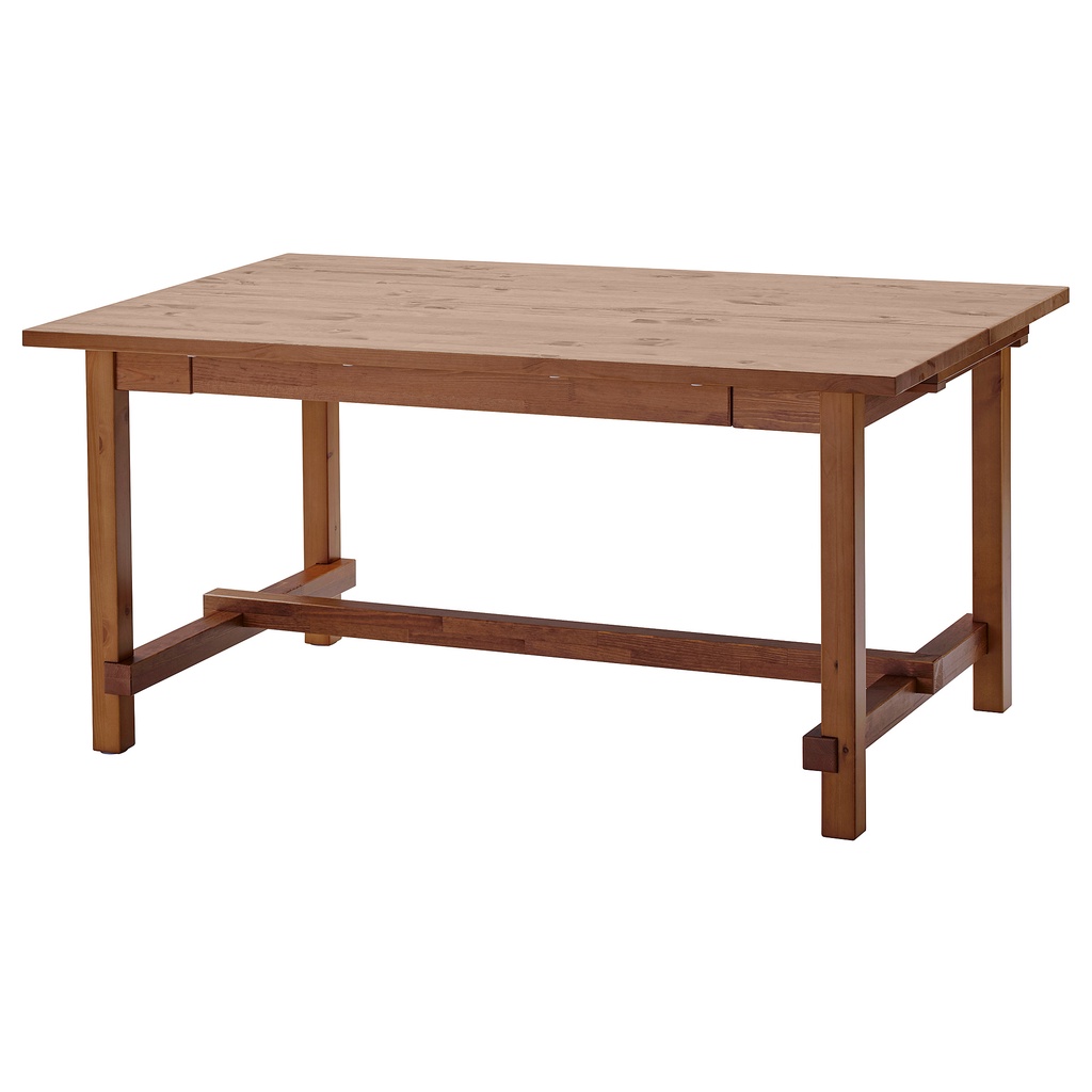 北歐LOFT風格IKEA宜家NORDVIKEN延伸桌實木餐桌工作桌/仿古染色/152延伸223/二手八成新/特$8800