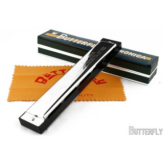 【現代樂器】Butterfly 蝴蝶牌 SH-B24C C調 24孔 口琴