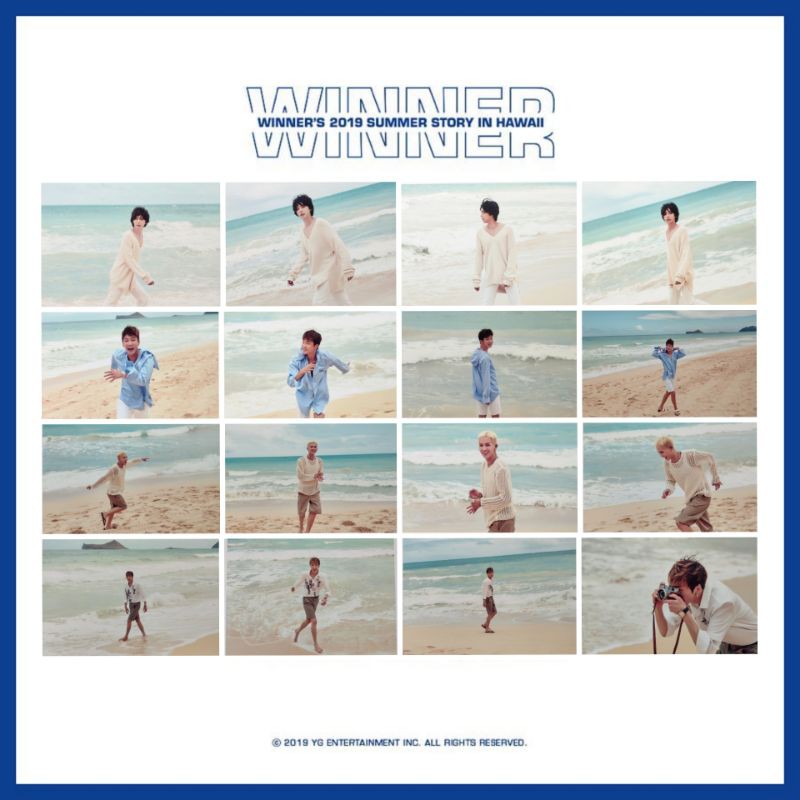 換拆售 WINNER 2019 SUMMER STORY IN HAWAII 明信片DVD