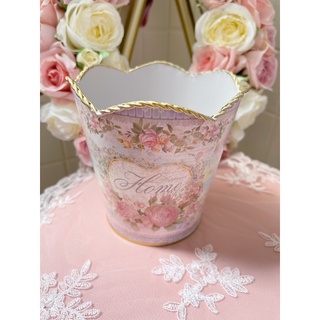 粉紅玫瑰精品屋~⚘日本薔薇雜貨鐵藝收納筒⚘ | 蝦皮購物