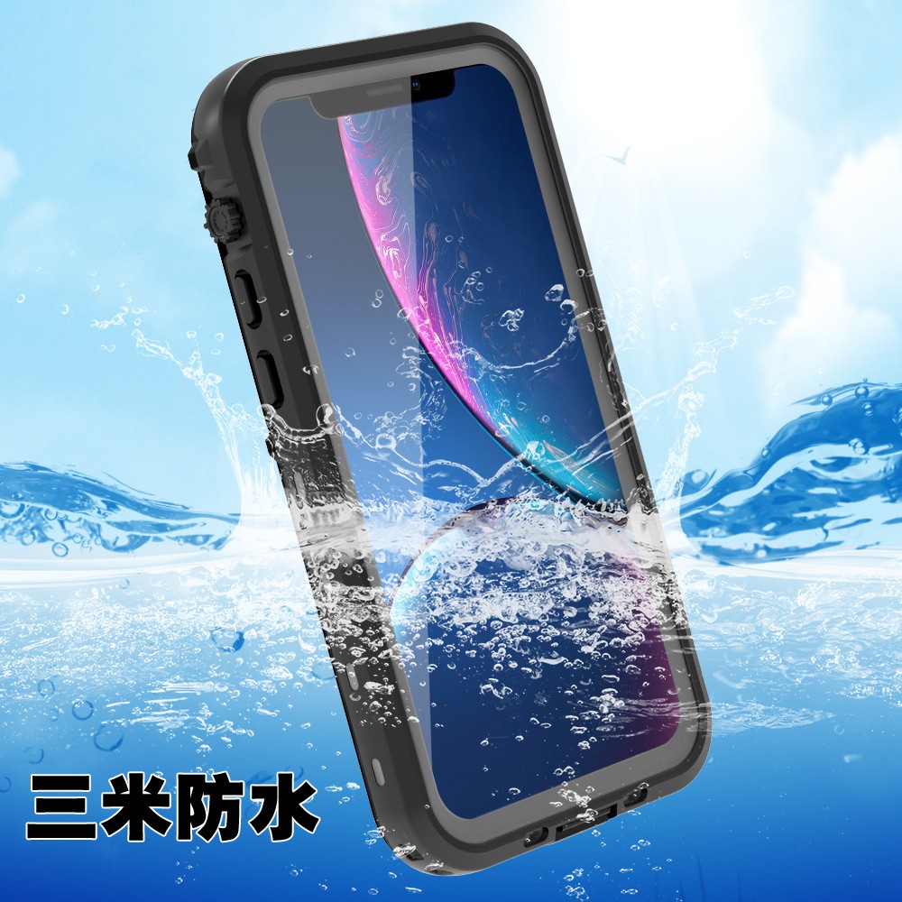 終極防水 適用於iphone 11 Pro Max防水殼適用於iphone11 Iphone11 Pro支架三防護 蝦皮購物