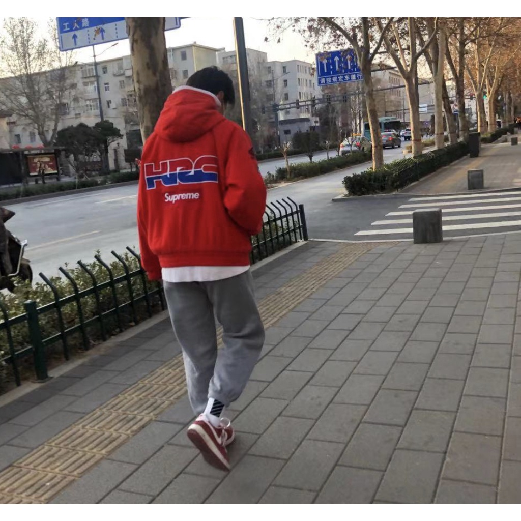 【紐約范特西】預購 SUPREME x Honda x FOX Racing Puffy Zip Up Work 夾克