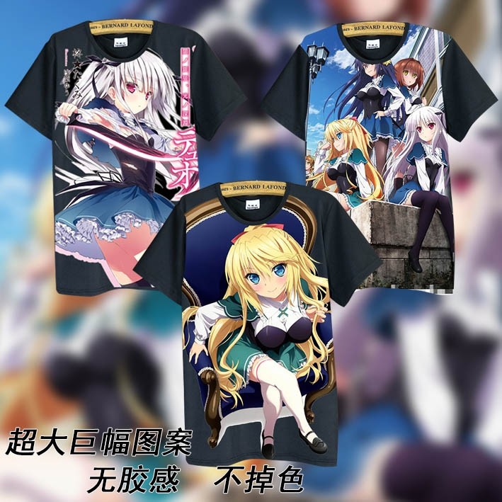 絕對雙刃透流莉莉絲茱莉橘巴日本動漫服裝短袖t恤 蝦皮購物